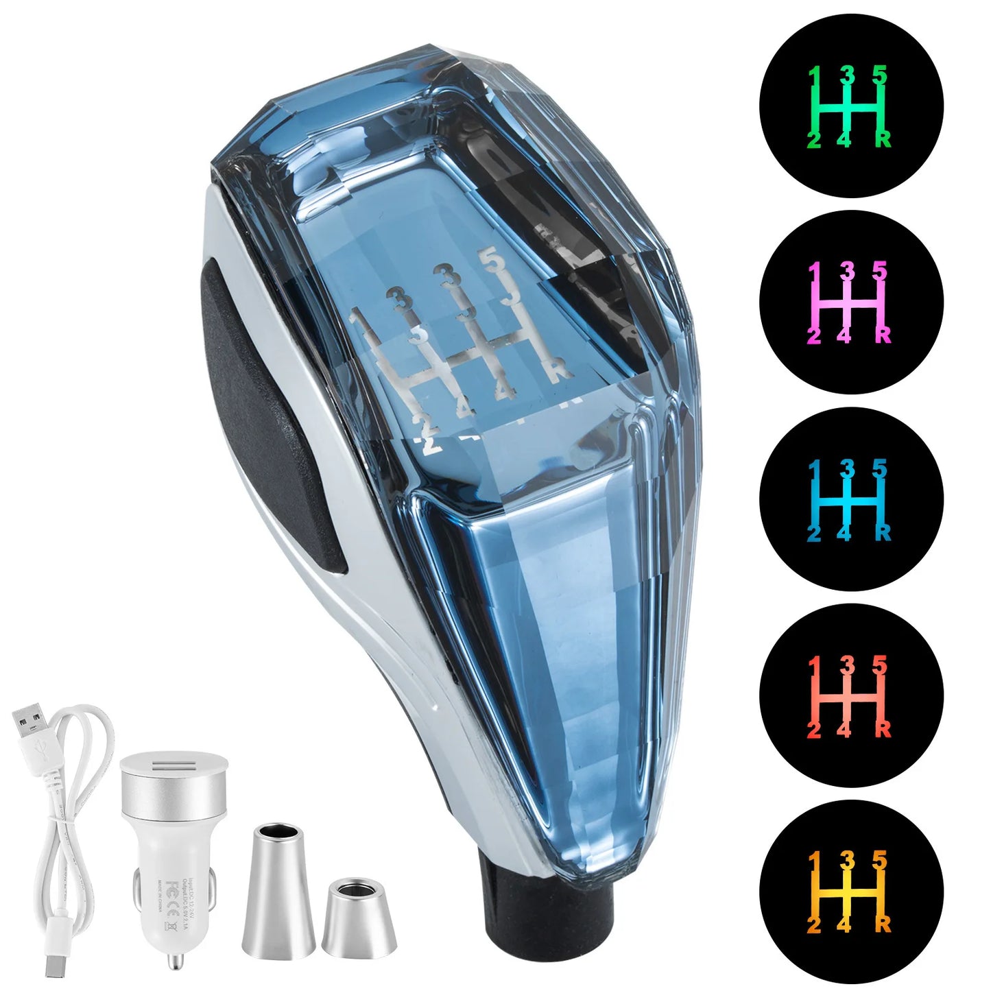 Universal Crystal LED Gear Shift Knob