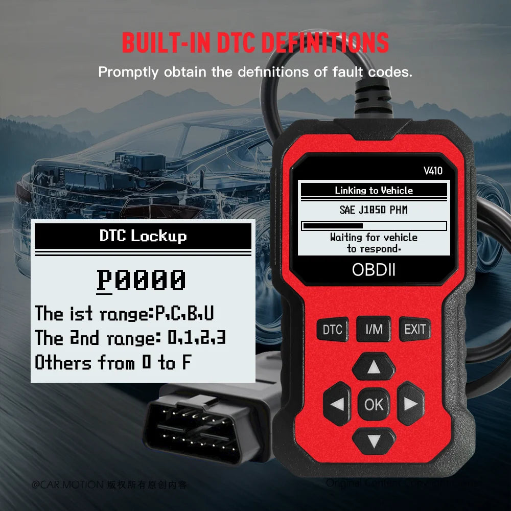 Car OBD Diagnostic Scanner