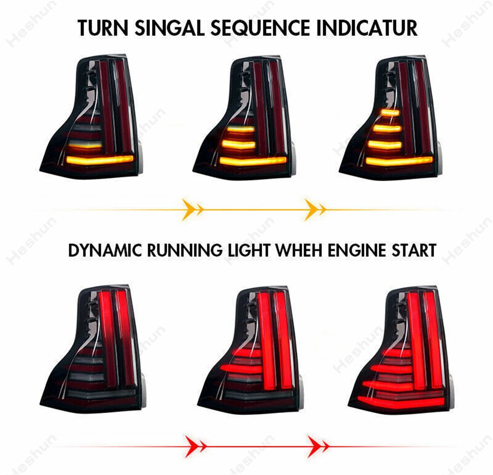 Toyota Land Cruiser Prado J150 LED Dynamic Taillights