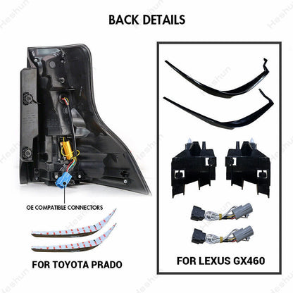 Toyota Land Cruiser Prado J150 LED Dynamic Taillights