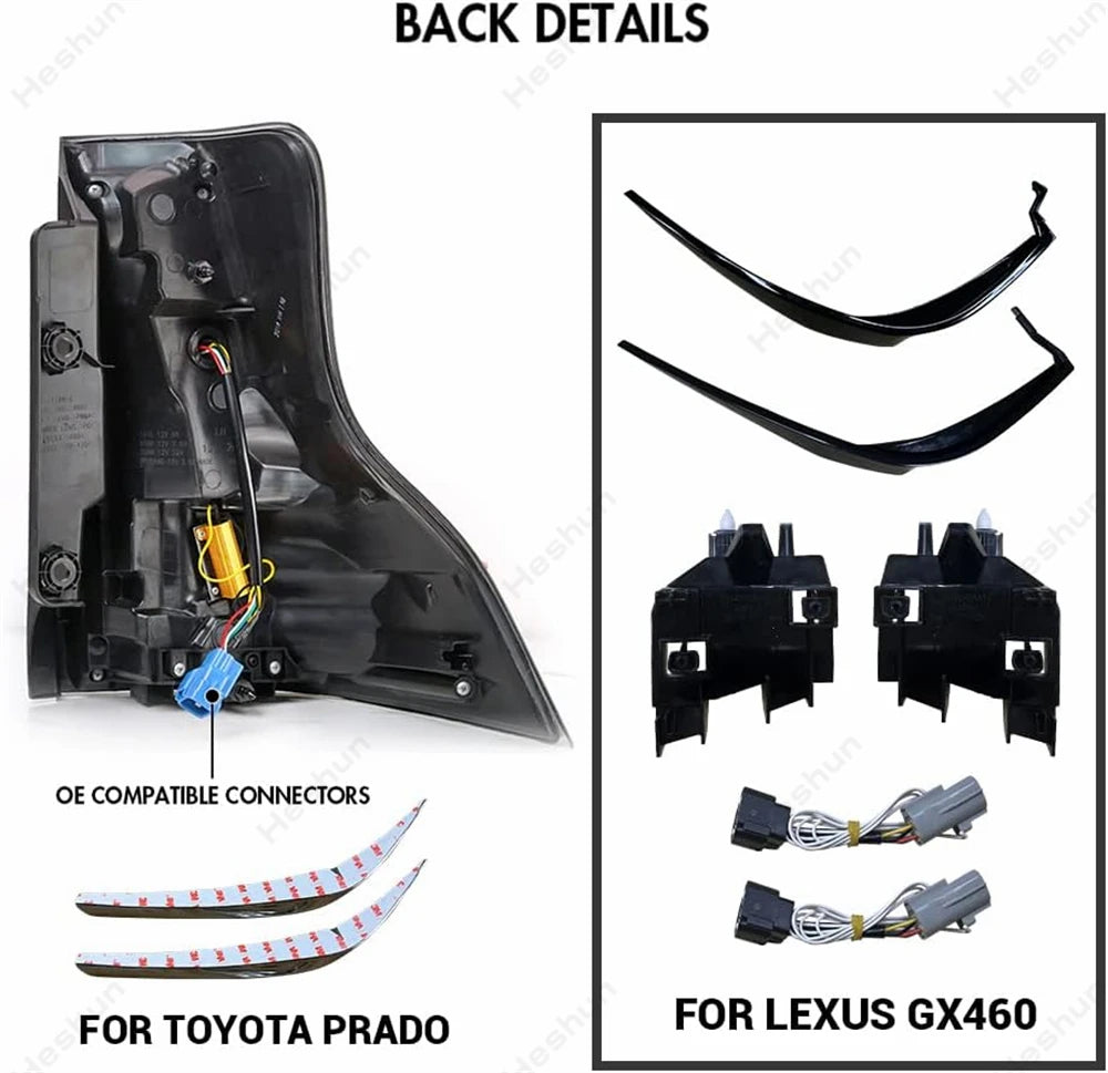 Toyota Land Cruiser Prado J150 LED Dynamic Taillights