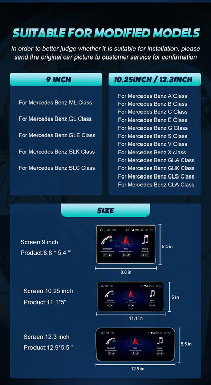 Multimedia Touch Screen For Mercedes Benz G-Class