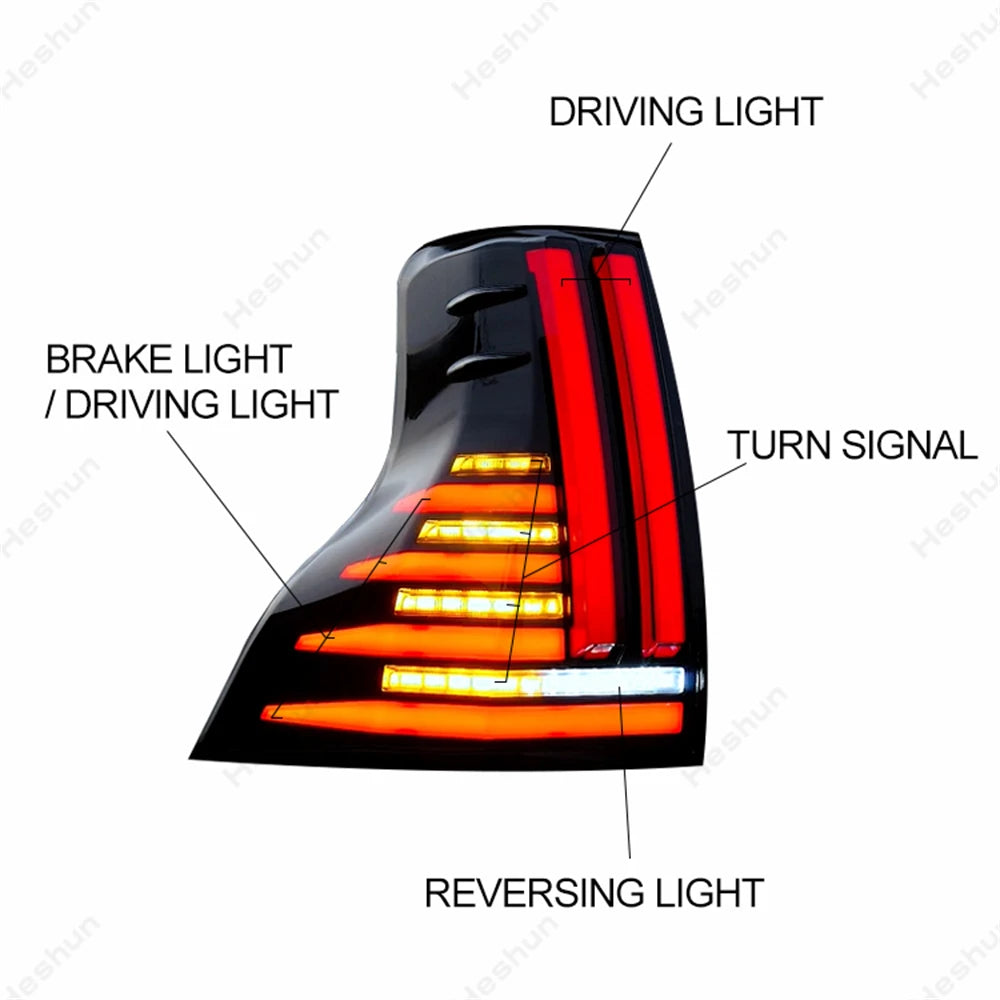 Toyota Land Cruiser Prado J150 LED Dynamic Taillights