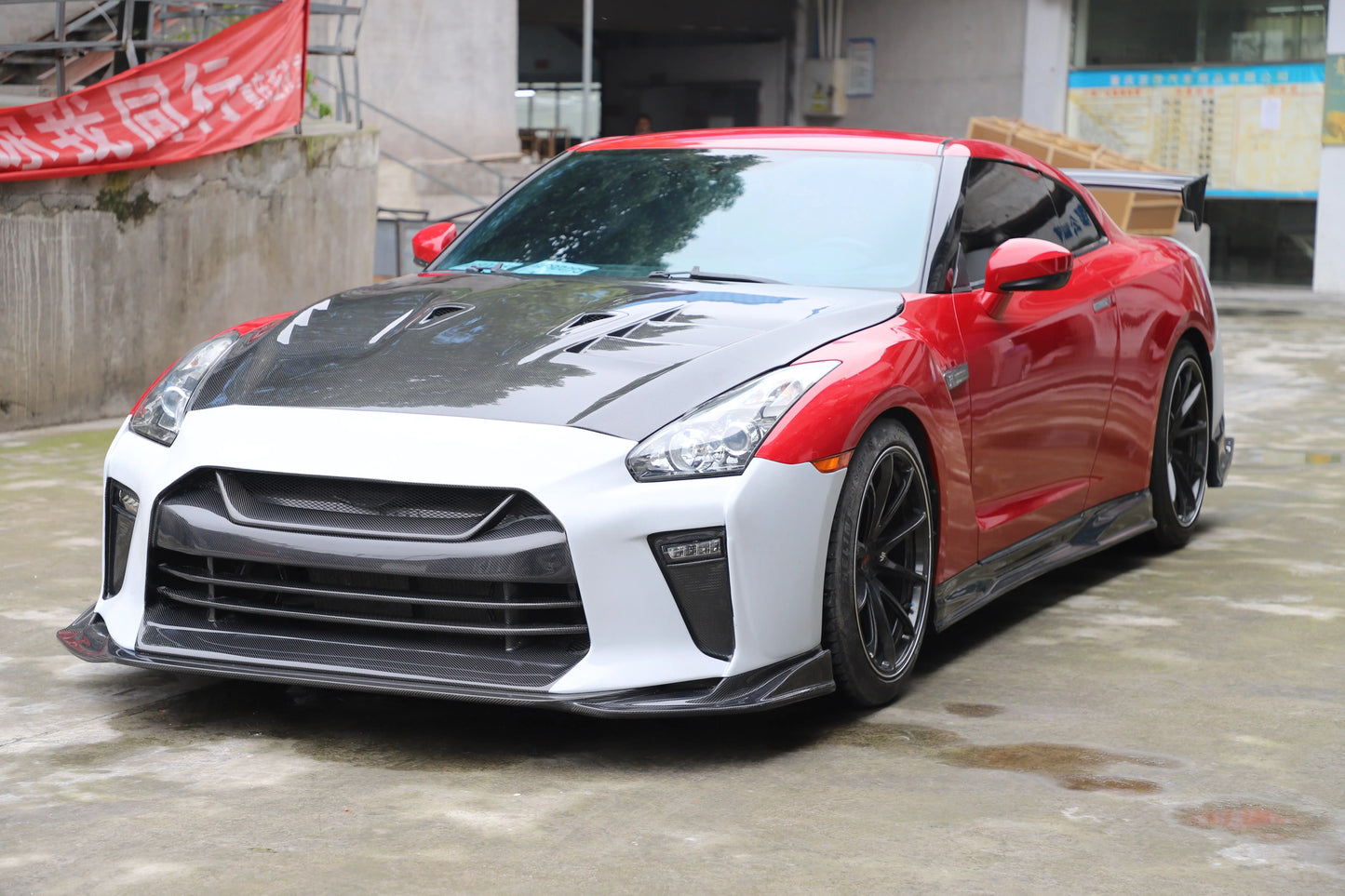 Nissan GTR R35 Facelift to 2018-Style Body Kit