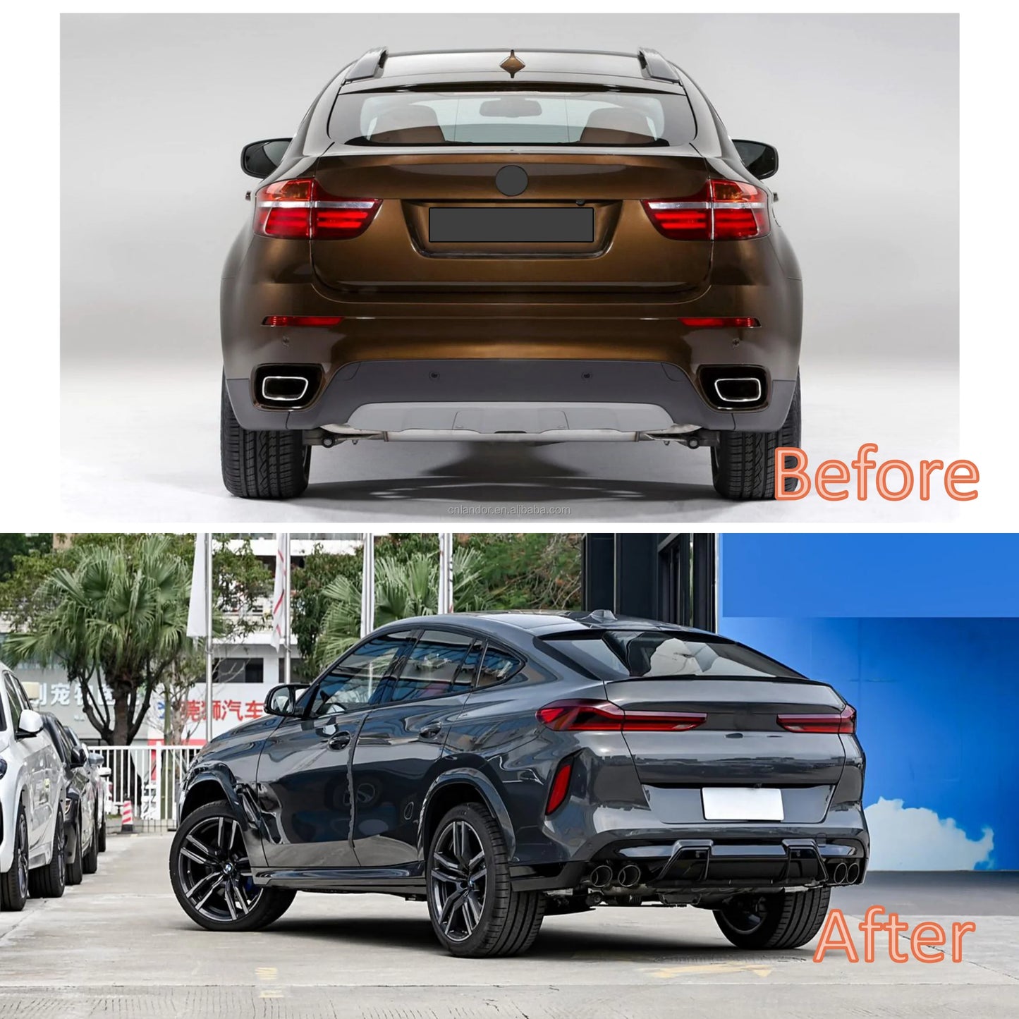 BMW X6 E71 to X6M F96 Facelift Body Kit