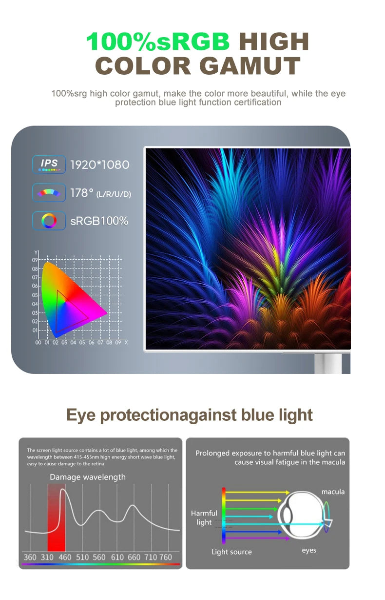 21.5 Inch Touch Screen Rotating Smart TV