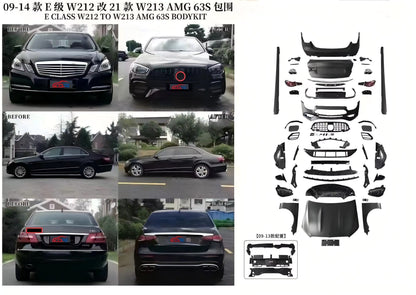 Mercedes-Benz E-Class W212 to W213 Facelift Body Kit