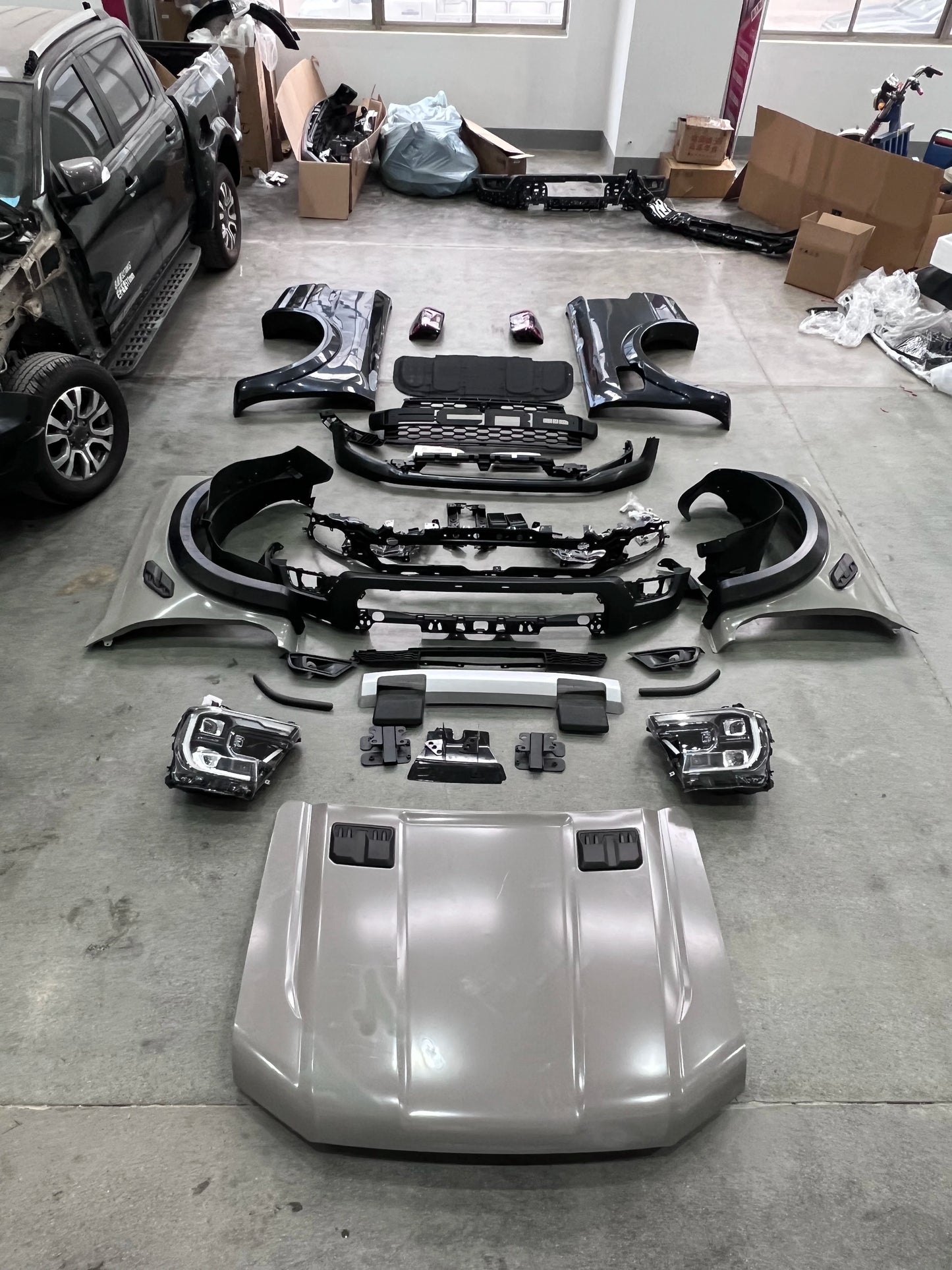 Ford Ranger to Ranger Raptor Facelift Body Kit
