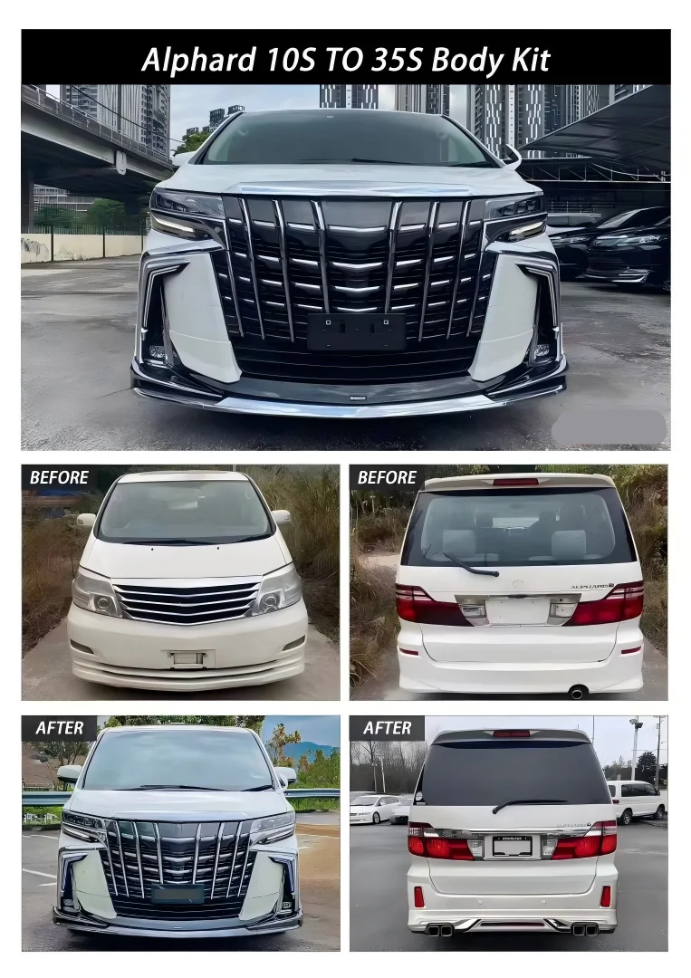 Toyota Alphard 2022 Facelift Body Kit