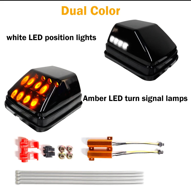 2pcs Front Wing Turn Signal Lights For Mercedes G-Class