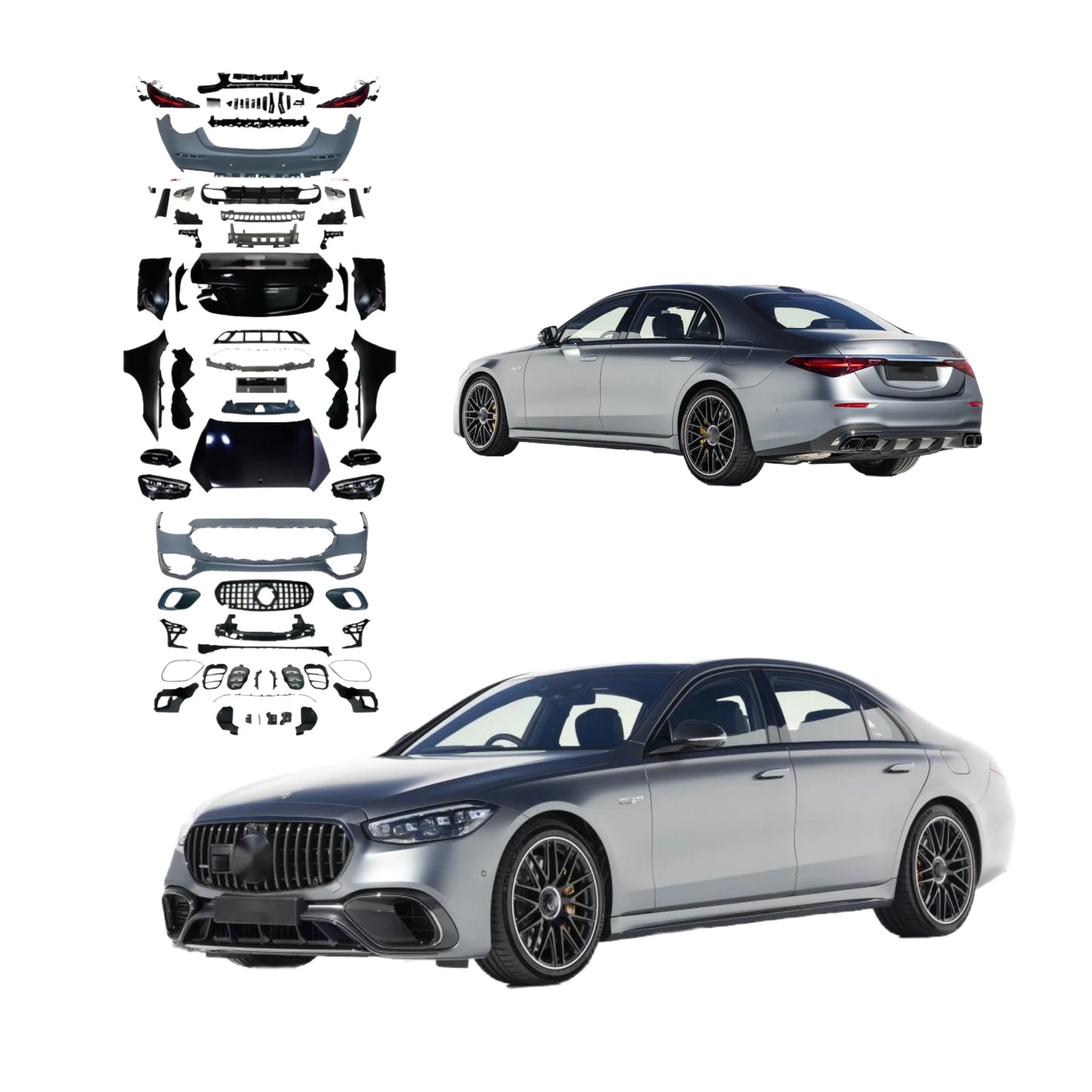 Mercedes-Benz S-Class W221 to W223 S63 Facelift Body kit
