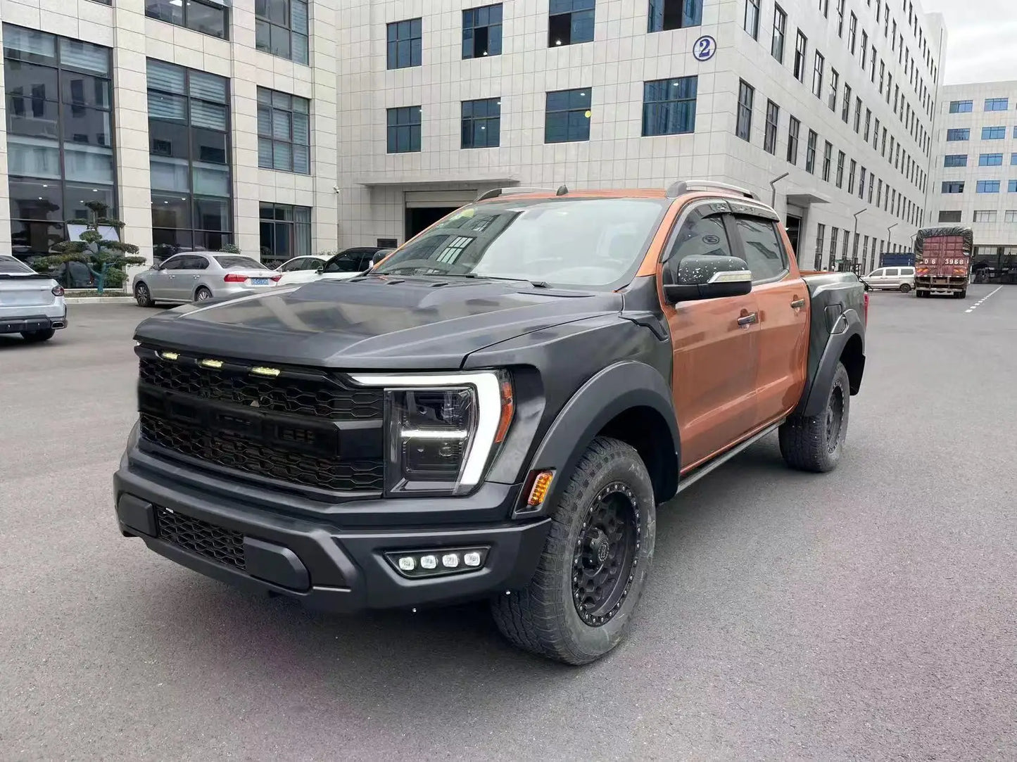 Ford Ranger to F-150 Raptor Facelift Body Kit