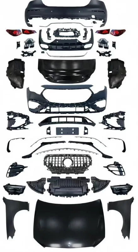 Mercedes-Benz E-Class W213 to W214 E53 AMG Facelift Body Kit