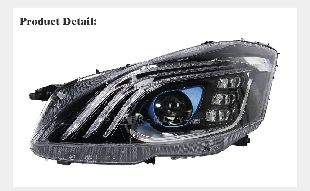 Mercedes-Benz S-Class W221 Maybach-Style Headlights