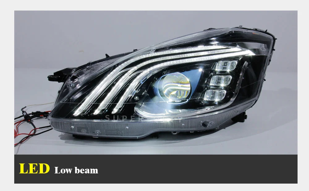 Mercedes-Benz S-Class W221 Maybach-Style Headlights
