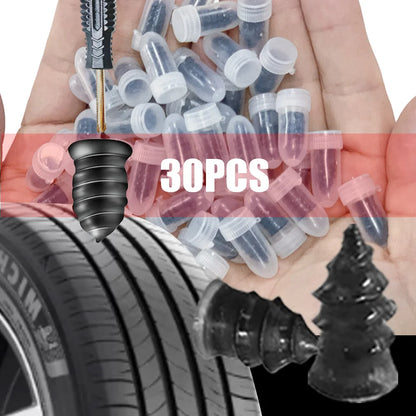 Universal 10/30Pcs Car Tyre Repair Set