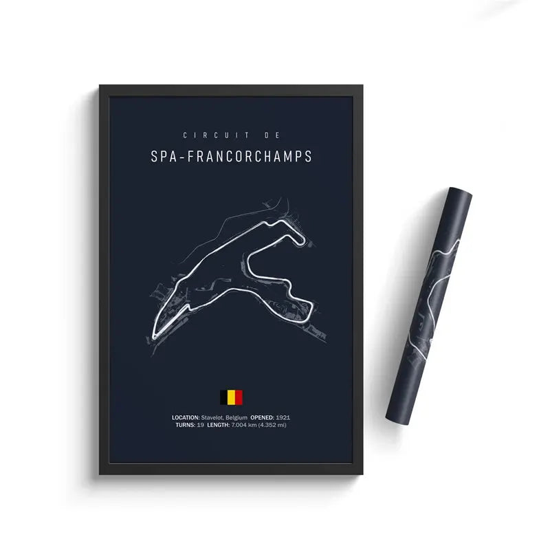 F1 Track Wall Art