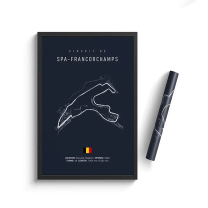 F1 Track Wall Art