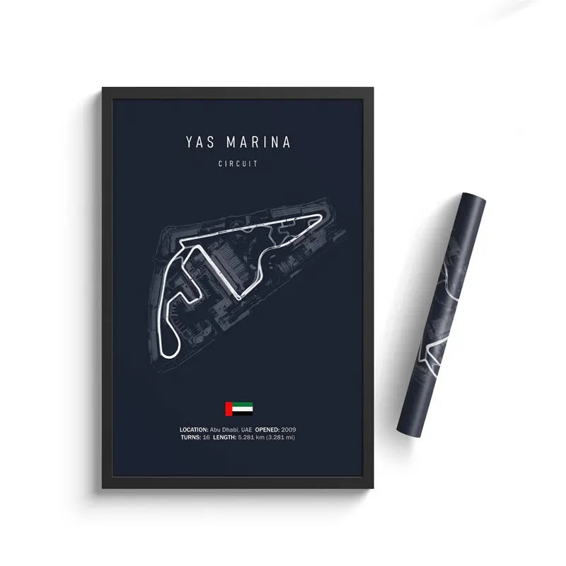 F1 Track Wall Art