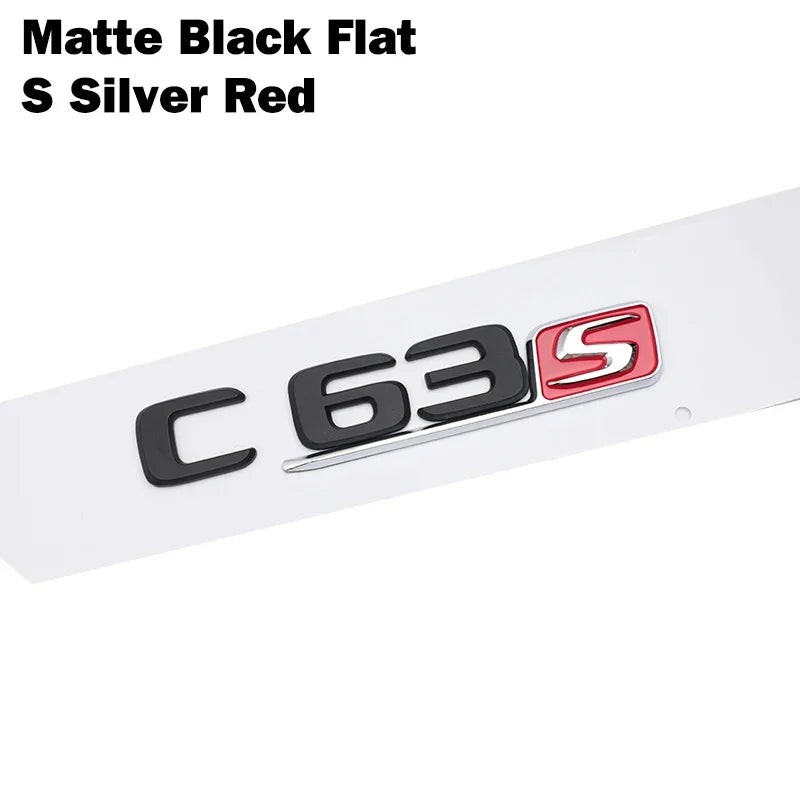 Mercedes-Benz C63S AMG Badge Emblem
