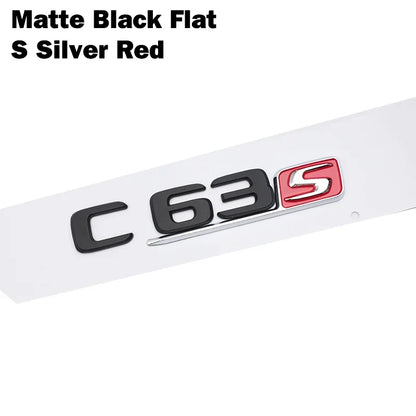 Mercedes-Benz C63S AMG Badge Emblem