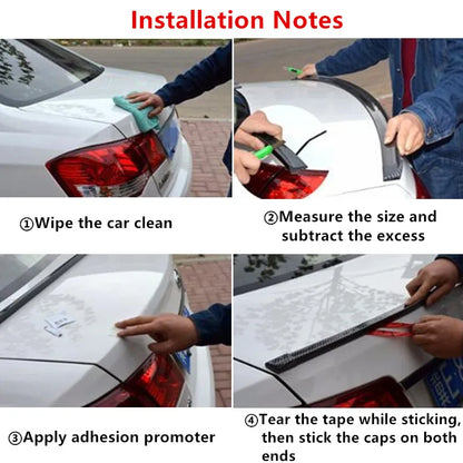 Universal Carbon Fiber Rear Spoiler