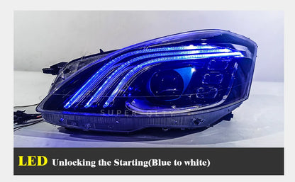 Mercedes-Benz S-Class W221 Maybach-Style Headlights