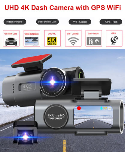 4K UHD Night Vision Dashcam