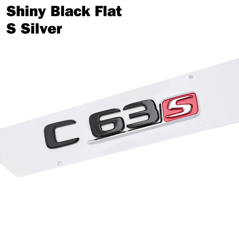 Mercedes-Benz C63S AMG Badge Emblem