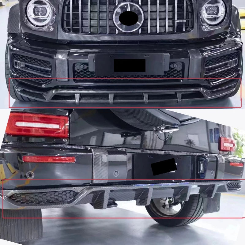 Mercedes-Benz G-Class Topcar-Style Carbon Fiber Front Lip