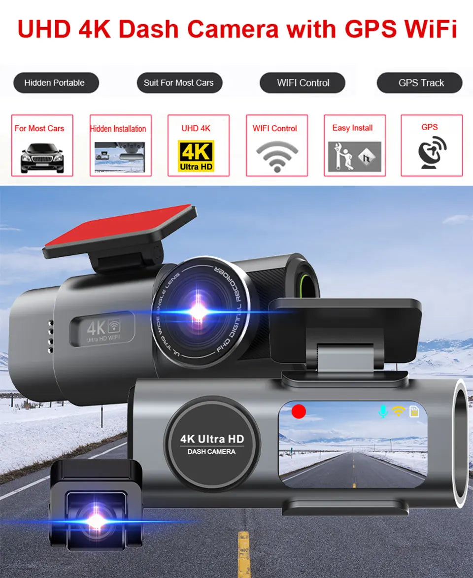 4K UHD Night Vision Dashcam