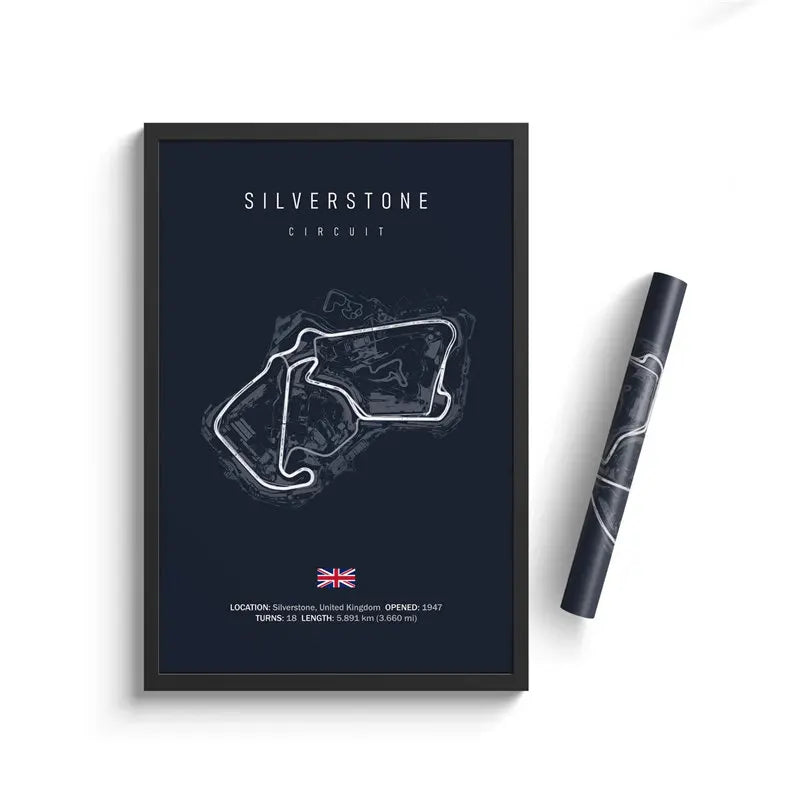 F1 Track Wall Art