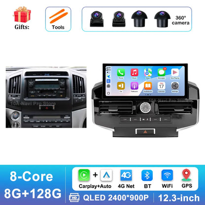 Multimedia Screen for Toyota Land Cruiser LC200