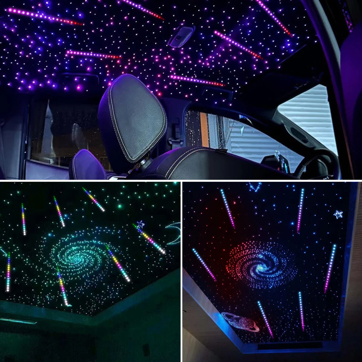RGB Car Fiber Optic Star Ceiling Lights