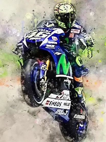 Valentino Rossi Wall Art