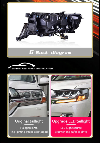 Toyota Land Cruiser LC200 LED Headlights