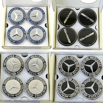 Mercedes-Benz AMG Floating Wheel Center Hub Caps