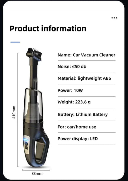 Wireless Car Vacuum Cleaner