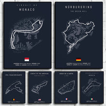 F1 Track Wall Art