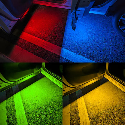 Car RGB LED Door Projector Lights