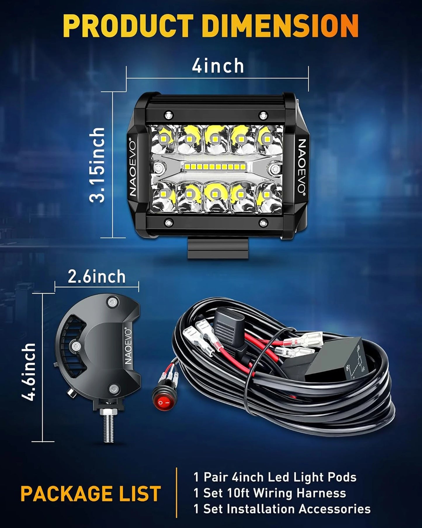 LED Off Road Fog Lights