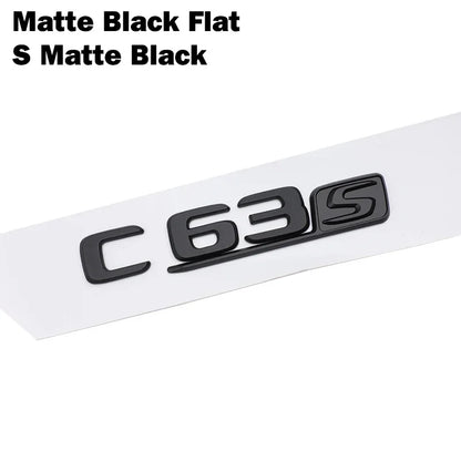 Mercedes-Benz C63S AMG Badge Emblem