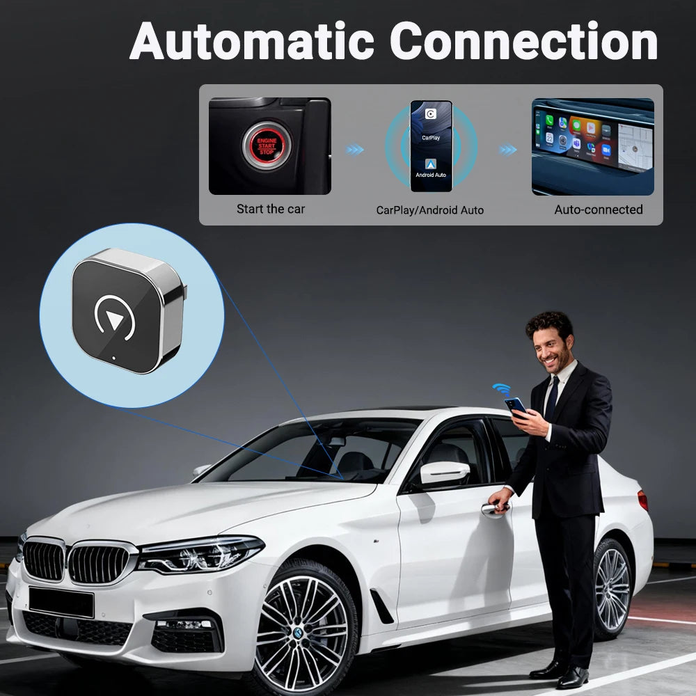 2-in-1 Wireless AI Car Smart Box