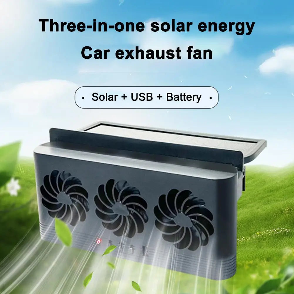 Car Solar Exhaust Fan