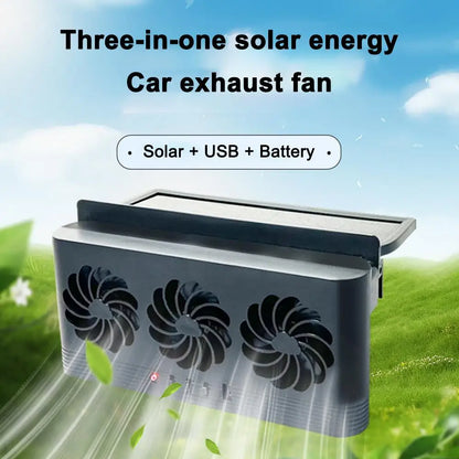 Car Solar Exhaust Fan