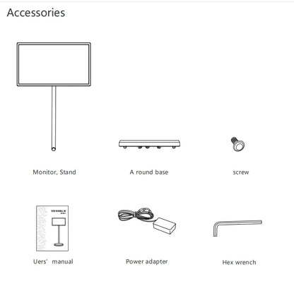21.5 Inch Touch Screen Rotating Smart TV