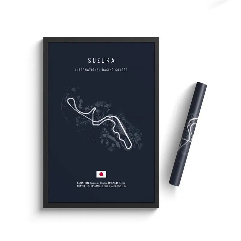 F1 Track Wall Art