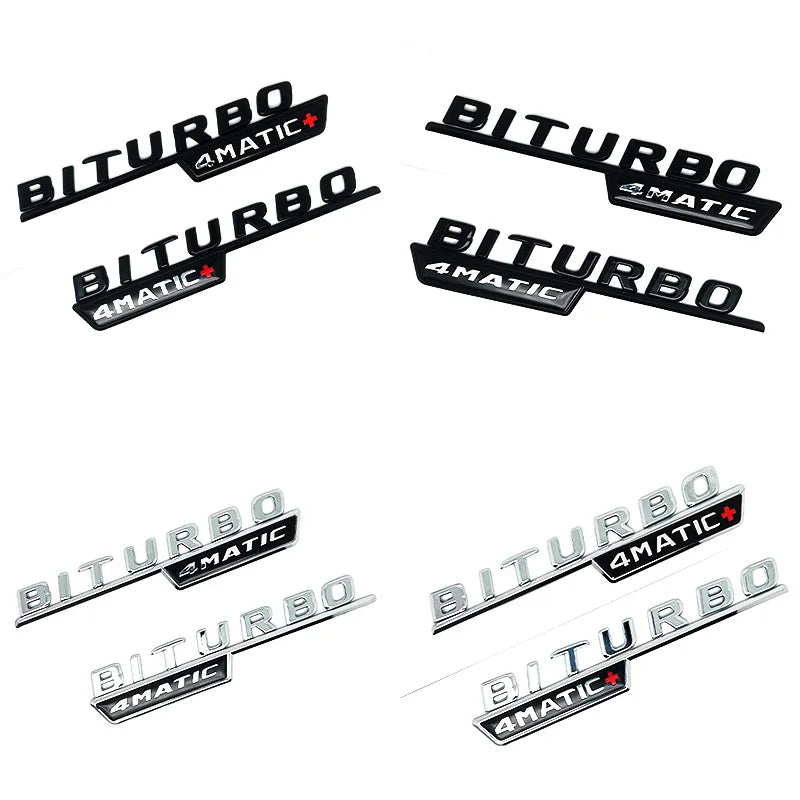Mercedes-Benz BITURBO 4MATIC Plus Fender Badge