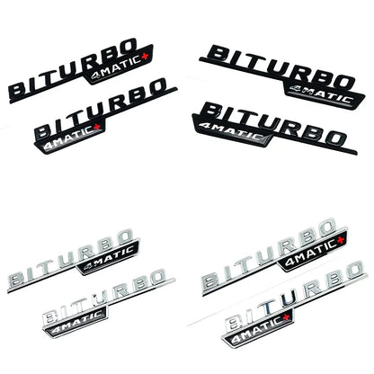 Mercedes-Benz BITURBO 4MATIC Plus Fender Badge
