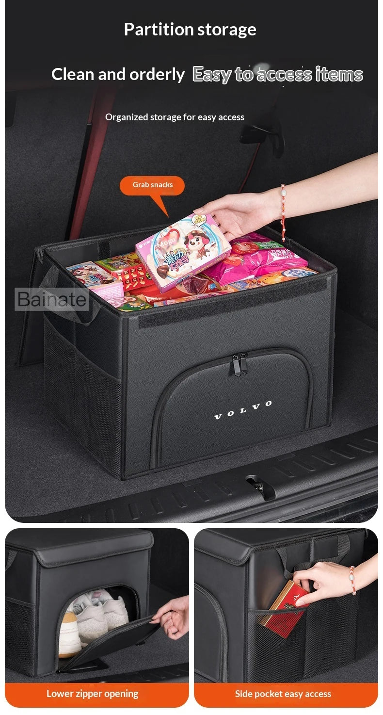 Car Trunk Organizer Box For Volvo